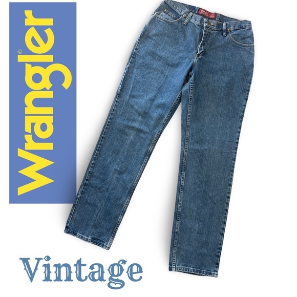 Wrangler Denim - Wrangler Women's High Rise True Straight Leg Jean - vintage 80’s